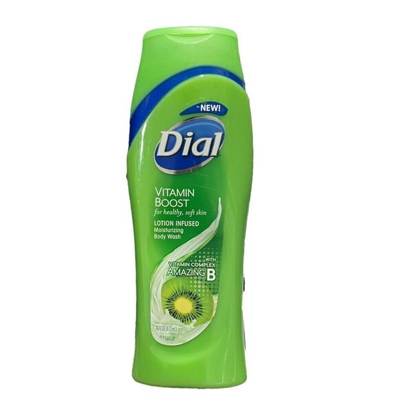 Dial Vitamin Boost Lotion Infused Moisturizing Body Wash 16 oz Green - Picture 1 of 7